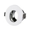 Oczko V-TAC GU10 asymetryczne wpuszczane białe/chrom okrągłe VT-874-WC 3 lata gwarancji